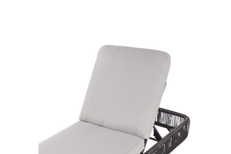 Solstol Osini - Grå, svart - Utemöbler - Utestol & trädgårdsstol - Solsäng & Solvagnar