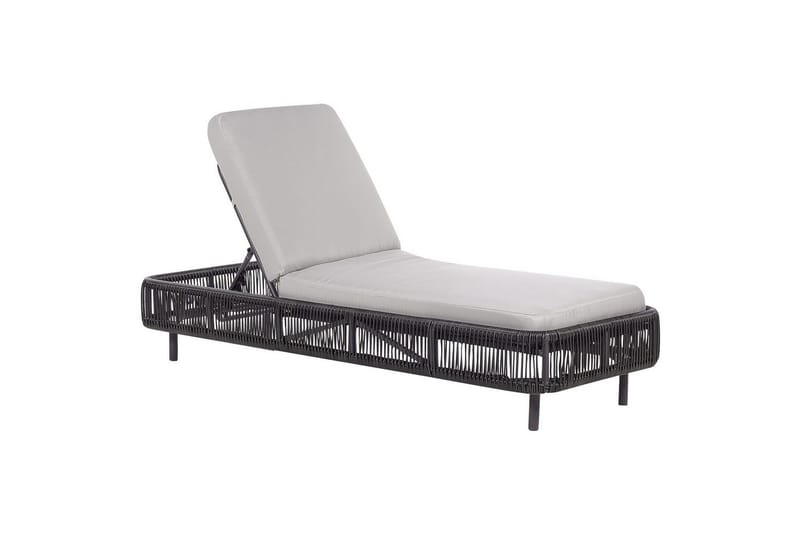 Solstol Osini - Grå, svart - Utemöbler - Utestol & trädgårdsstol - Solsäng & Solvagnar