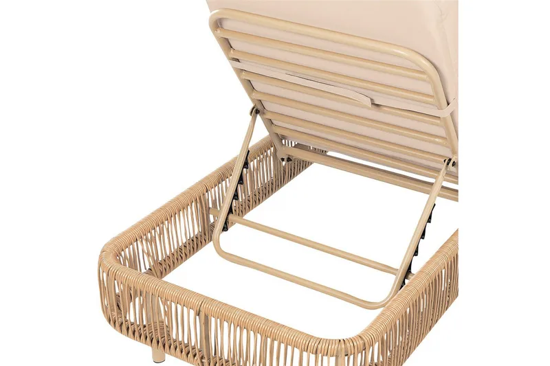 Solstol Osini - Naturligt, beige - Utemöbler - Utestol & trädgårdsstol - Solsäng & Solvagnar