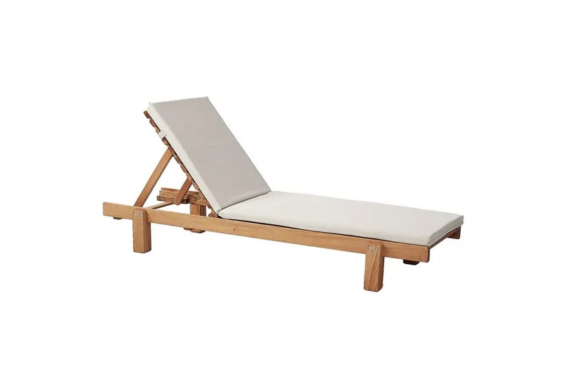 Solstol Rigil Grädde - Cremevit - Utemöbler - Utestol & trädgårdsstol - Solsäng & Solvagnar