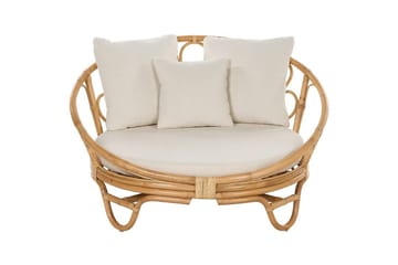 Solstol Rossano - Naturligt, beige - Utemöbler - Utestol & trädgårdsstol - Utefåtölj & loungefåtölj