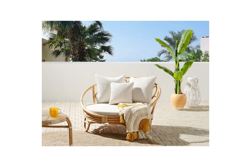 Solstol Rossano - Naturligt, beige - Utemöbler - Utestol & trädgårdsstol - Utefåtölj & loungefåtölj