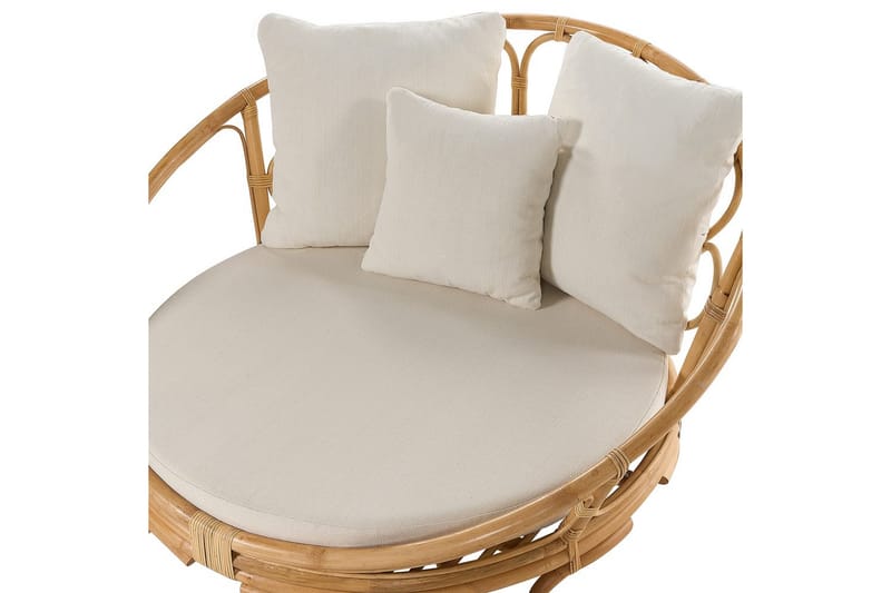 Solstol Rossano - Naturligt, beige - Utemöbler - Utestol & trädgårdsstol - Utefåtölj & loungefåtölj