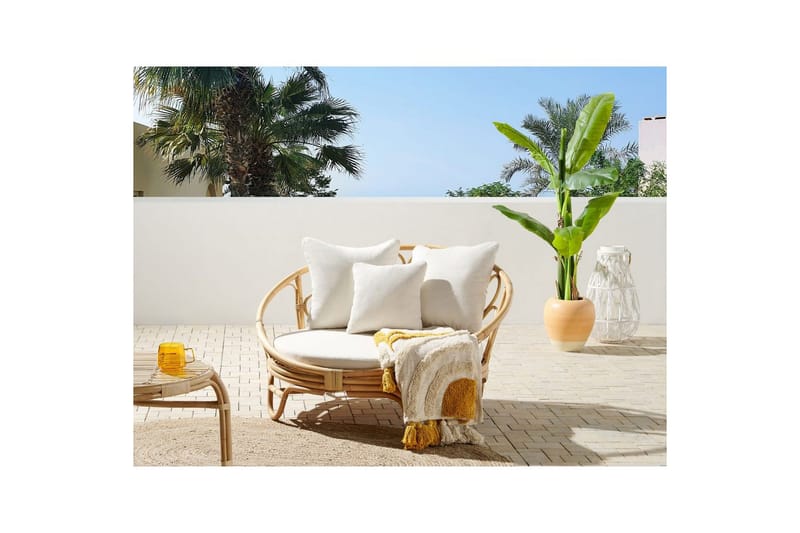 Solstol Rossano - Naturligt, beige - Utemöbler - Utestol & trädgårdsstol - Utefåtölj & loungefåtölj