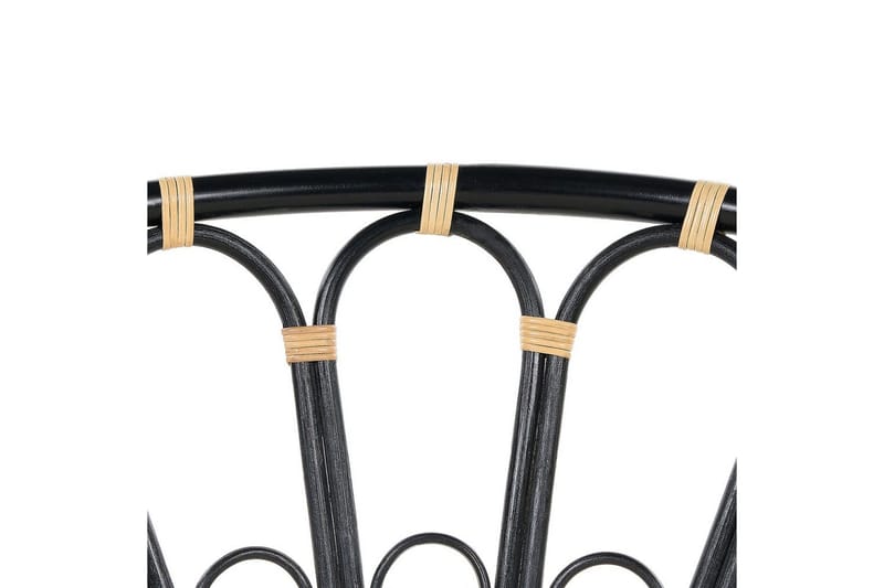 Solstol Rossano - Svart, beige - Utemöbler - Utestol & trädgårdsstol - Utefåtölj & loungefåtölj