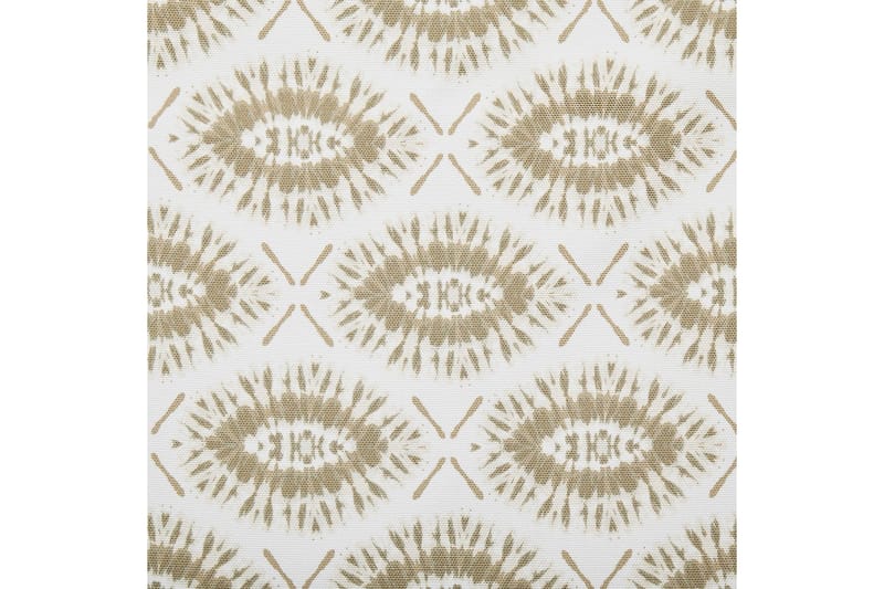 Solstol set om 2 Anzio - mörkt trä/off-white/beige - Utemöbler - Utestol & trädgårdsstol - Solstolar