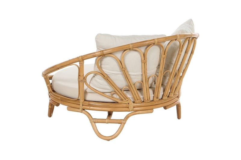 Solstol set om 2 Rossano - Naturligt, beige - Utemöbler - Utestol & trädgårdsstol - Utefåtölj & loungefåtölj