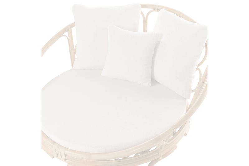 Solstol set om 2 Rossano - Naturligt, beige - Utemöbler - Utestol & trädgårdsstol - Utefåtölj & loungefåtölj