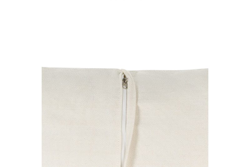 Solstol set om 2 Rossano - Svart, beige - Utemöbler - Utestol & trädgårdsstol - Utefåtölj & loungefåtölj