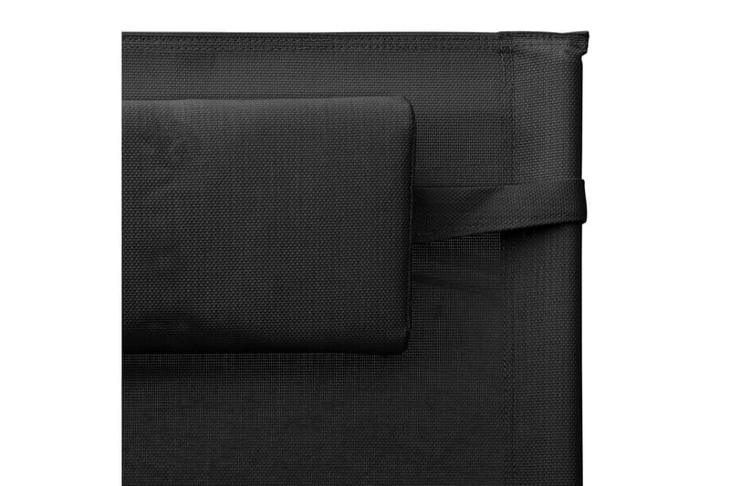 Solstol textilen svart och grå - Svart - Solstolar
