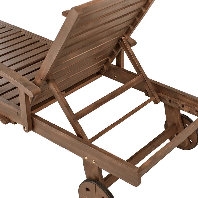 Solstol utomhus Amantea Akaciaträ - Brun - Utemöbler - Utestol & trädgårdsstol - Solsäng & Solvagnar