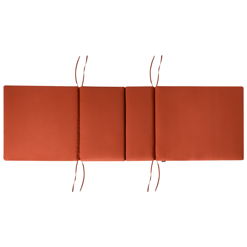 Solstol utomhus med Dyna Amantea Premium Akaciaträ - Brun/Röd - Utemöbler - Utestol & trädgårdsstol - Solsäng & Solvagnar