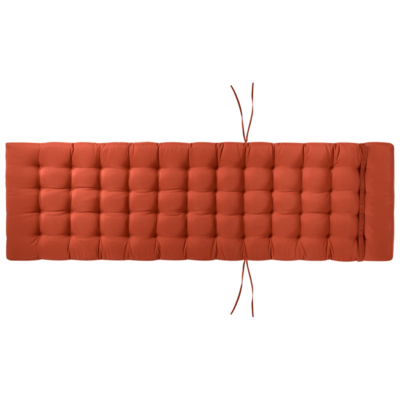 Solstol utomhus med Dyna Cesana Premium Akaciaträ - Brun/Röd - Utemöbler - Utestol & trädgårdsstol - Solsäng & Solvagnar