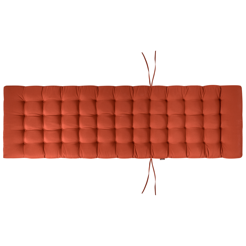 Solstol utomhus med Dyna Cesana Premium Akaciaträ - Brun/Röd - Utemöbler - Utestol & trädgårdsstol - Solsäng & Solvagnar