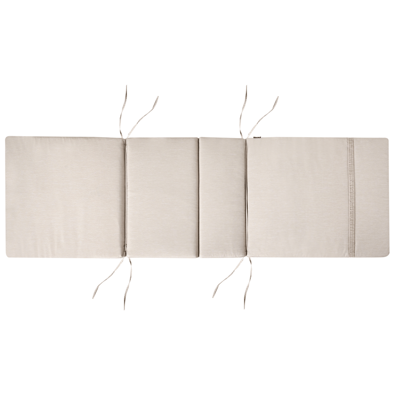 Solstol utomhus med Dyna Java Premium Akaciaträ - Brun/Ljusbeige - Utemöbler - Utestol & trädgårdsstol - Solsäng & Solvagnar