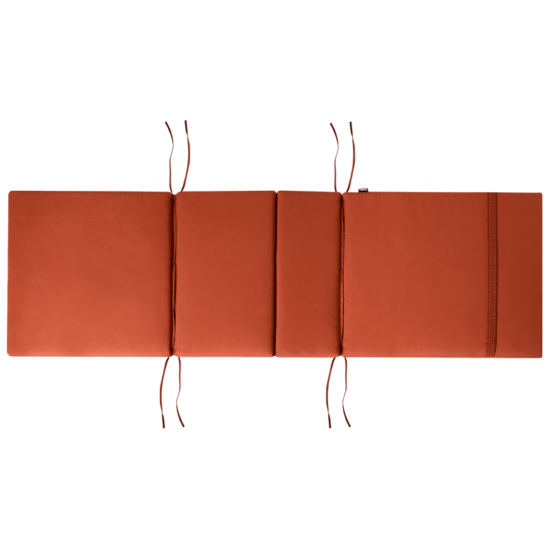 Solstol utomhus med Dyna Java Premium Akaciaträ - Brun/Röd - Utemöbler - Utestol & trädgårdsstol - Solsäng & Solvagnar