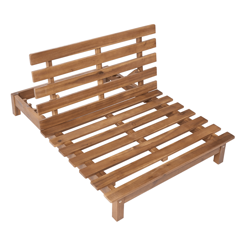 Solstol utomhus med Dyna Suno Akaciaträ - Brun/Beige - Utemöbler - Utestol & trädgårdsstol - Solstolar