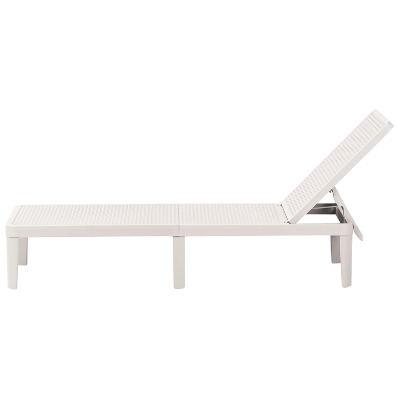 Solstol utomhus Ossimo - Grå - Utemöbler - Utestol & trädgårdsstol - Solstolar