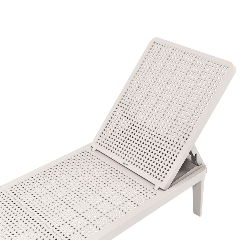 Solstol utomhus Ossimo - Grå - Utemöbler - Utestol & trädgårdsstol - Solstolar