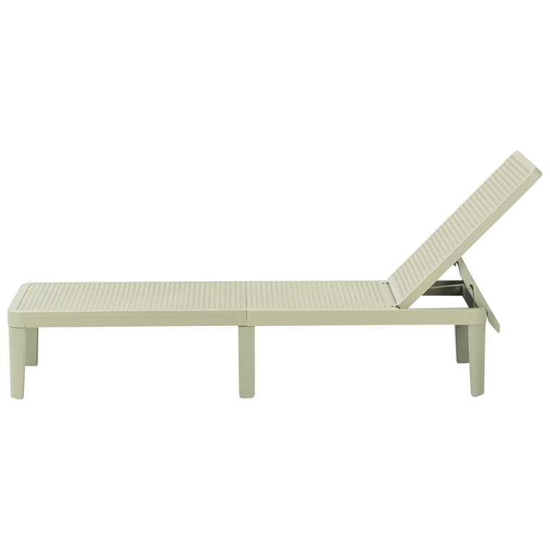 Solstol utomhus Ossimo - Grön - Utemöbler - Utestol & trädgårdsstol - Solstolar