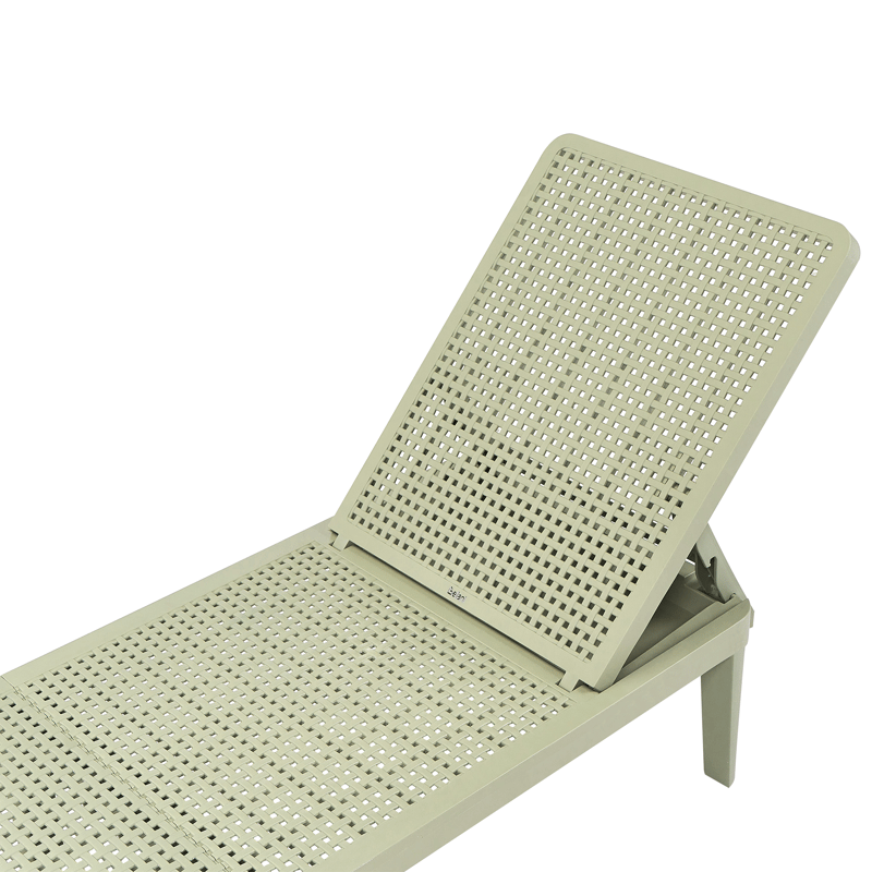 Solstol utomhus Ossimo - Grön - Utemöbler - Utestol & trädgårdsstol - Solstolar