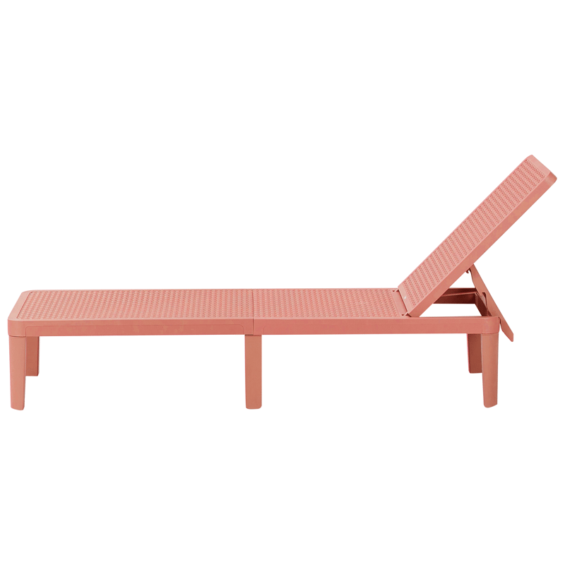 Solstol utomhus Ossimo - Röd - Utemöbler - Utestol & trädgårdsstol - Solstolar