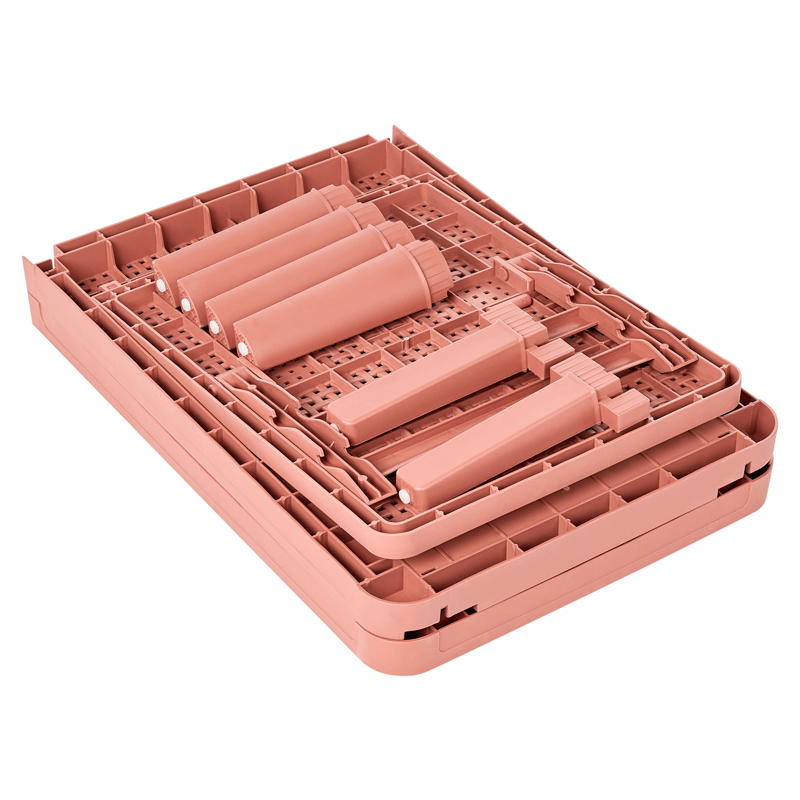 Solstol utomhus Ossimo - Röd - Utemöbler - Utestol & trädgårdsstol - Solstolar