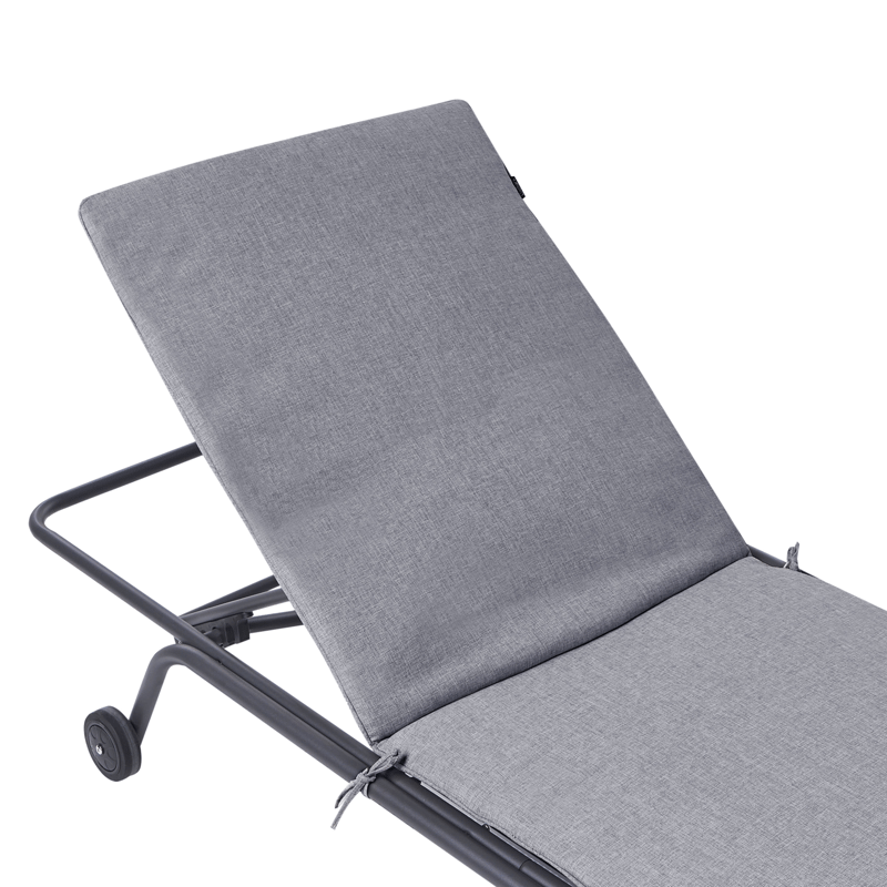 Solstol utomhus Volterra Stål - Grå - Utemöbler - Utestol & trädgårdsstol - Solsäng & Solvagnar