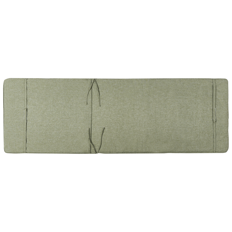 Solstol utomhus Volterra Stål - Grön/Grå - Utemöbler - Utestol & trädgårdsstol - Solsäng & Solvagnar