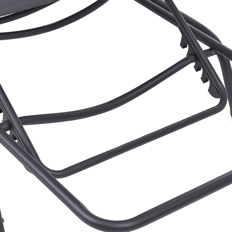 Solstol utomhus Volterra Stål - Grön/Grå - Utemöbler - Utestol & trädgårdsstol - Solsäng & Solvagnar