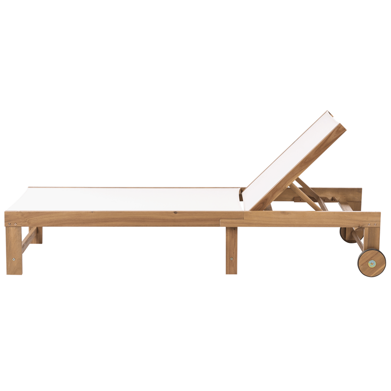 Solstol utomhus Pedesina Akaciaträ - Brun/Beige - Utemöbler - Utestol & trädgårdsstol - Solsäng & Solvagnar