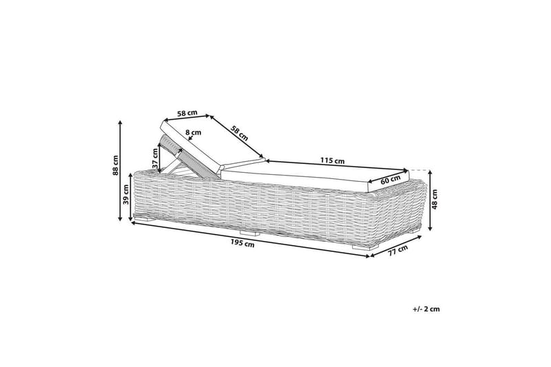 Solstol Palese - Utemöbler - Utestol & trädgårdsstol - Solsäng & Solvagnar