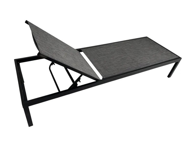 Solstol Palermo Utomhus - svart - Utemöbler - Utestol & trädgårdsstol - Solstolar