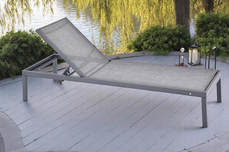 Solstol Palermo Utomhus - svart - Utemöbler - Utestol & trädgårdsstol - Solstolar