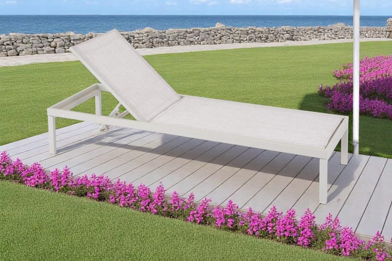 Solstol Palermo Utomhus - beige - Utemöbler - Utestol & trädgårdsstol - Solstolar