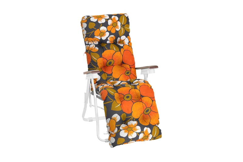 Baden Baden Stol, Orange-blommig 77B - Orange - Baden baden stol