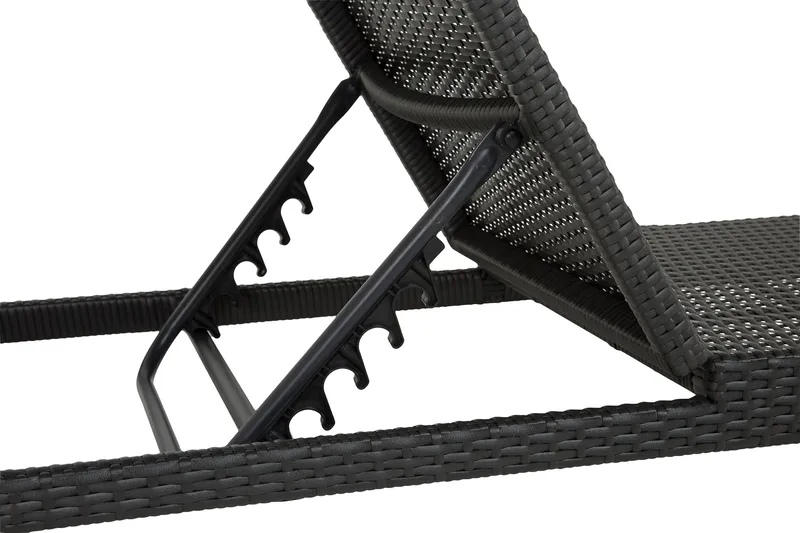 Bahamas Solsäng - Svart - Utemöbler - Utestol & trädgårdsstol - Solstolar