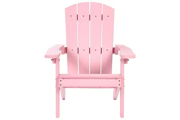Barnstol Adirondack - Rosa - Utemöbler - Utestol & trädgårdsstol - Solstolar - Däckstol