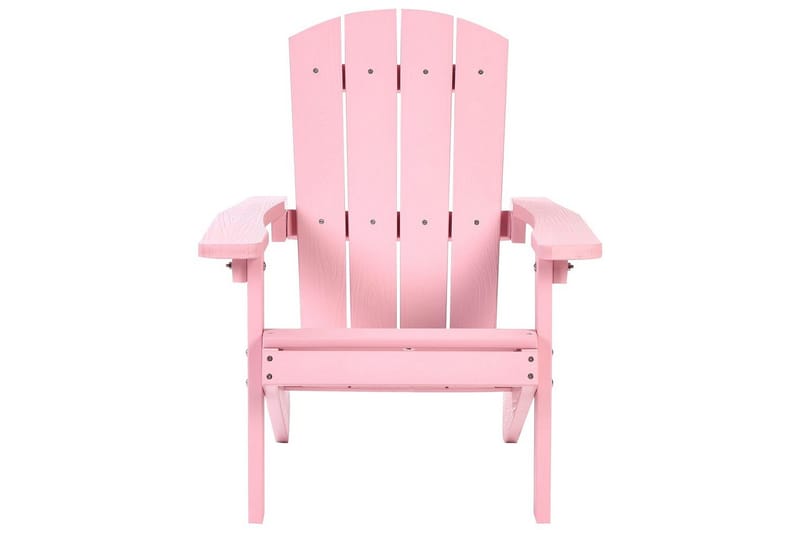 Barnstol Adirondack - Rosa - Utemöbler - Utestol & trädgårdsstol - Solstolar - Däckstol