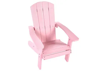 Barnstol Adirondack - Rosa - Utemöbler - Utestol & trädgårdsstol - Solstolar - Däckstol
