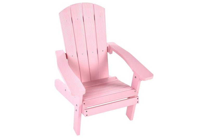 Barnstol Adirondack - Rosa - Utemöbler - Utestol & trädgårdsstol - Solstolar - Däckstol