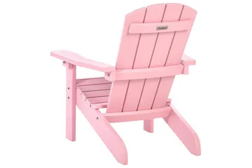 Barnstol Adirondack - Rosa - Utemöbler - Utestol & trädgårdsstol - Solstolar - Däckstol