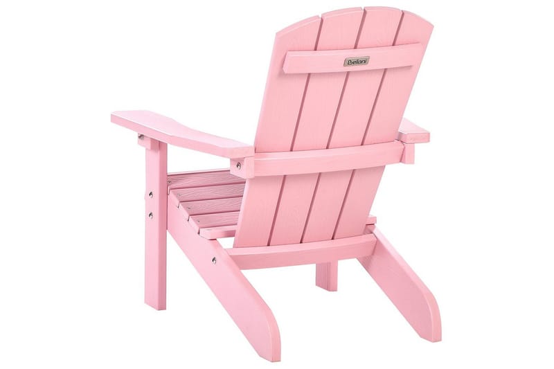 Barnstol Adirondack - Rosa - Utemöbler - Utestol & trädgårdsstol - Solstolar - Däckstol
