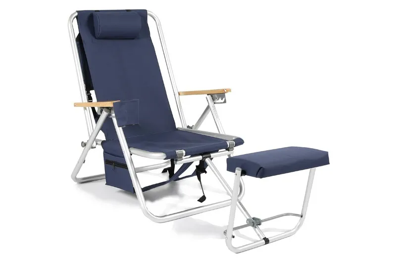 Brassestol & campingstol Fritab Friluftsstol Fritab ROXY med kylbag/mobilficka Blå, undefined