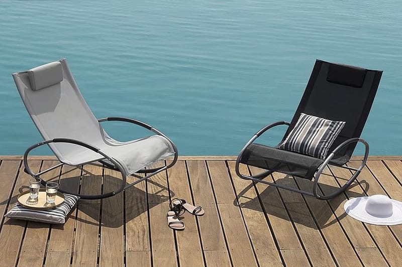 Campo Solstol 62 cm - Grå - Utemöbler - Utestol & trädgårdsstol - Solstolar