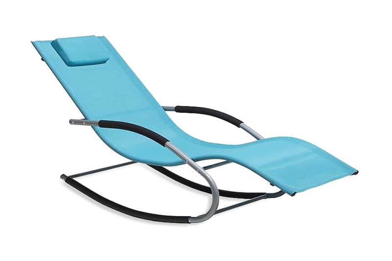 Carano Solstol 149 cm - Blå - Utemöbler - Utestol & trädgårdsstol - Solstolar