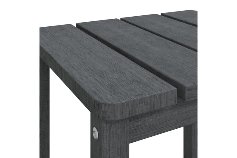 Adirondack bord antracit 38x38x46 cm HDPE - Antracit - Utemöbler - Utestol & trädgårdsstol - Solstolar - Däckstol