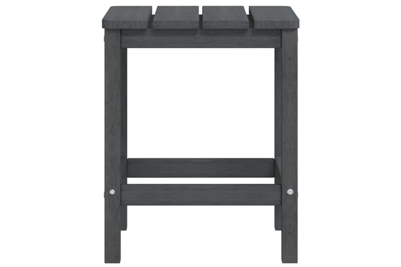 Adirondack bord antracit 38x38x46 cm HDPE - Antracit - Utemöbler - Utestol & trädgårdsstol - Solstolar - Däckstol