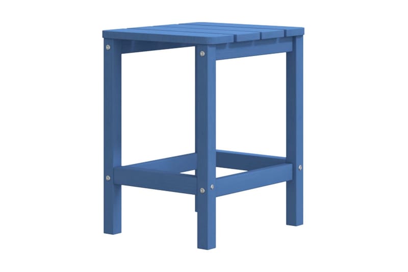 Adirondack bord aquablå 38x38x46 cm HDPE - Blå - Utemöbler - Utestol & trädgårdsstol - Solstolar - Däckstol
