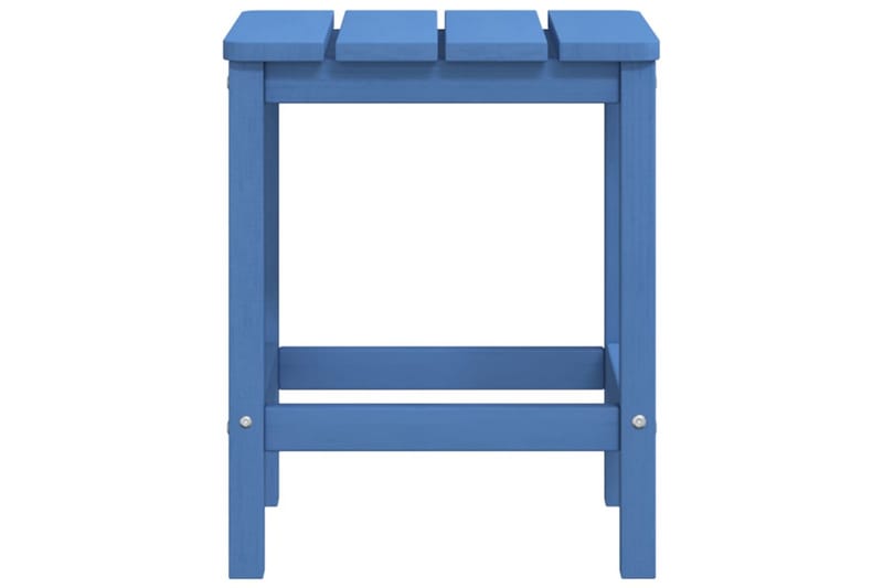 Adirondack bord aquablå 38x38x46 cm HDPE - Blå - Utemöbler - Utestol & trädgårdsstol - Solstolar - Däckstol